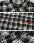 WARDEN EDGE Deconstructed Plaid Shirt - PINKPARKS