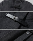 WARDEN EDGE Wool High-Neck Buckle Bomber