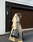 0122stepll Oversized Trench Coat