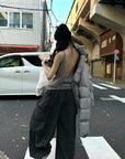 0122stepll Deep U-Back Knit Vest