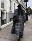 WARDEN EDGE Wool Plaid Overcoat - PINKPARKS
