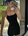 ROVENTE Midnight Glimmer Sequin Dress - PINKPARKS