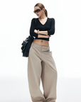 IAMXIAA Wide-Leg Tailored Pants
