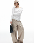 IAMXIAA Wide-Leg Tailored Pants