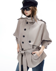 IAMXIAA Belted Short Trench Coat