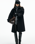 IAMXIAA Minimal Wool Coat with Clean Lines
