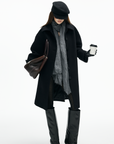 IAMXIAA Minimal Wool Coat with Clean Lines