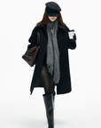 IAMXIAA Minimal Wool Coat with Clean Lines