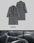 WARDEN EDGE Wool Plaid Overcoat - PINKPARKS