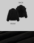 Rase le sol Detachable Bow Padded Jacket