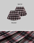WARDEN EDGE チェックプリーツミニスカート