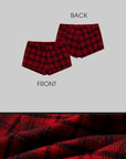 WARDEN EDGE Tartan Plaid Mini Shorts - PINKPARKS