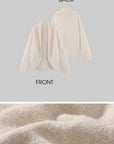 ROVENTE Soft Knit Draped Cardigan