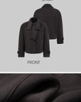 WARDEN EDGE Short Wool Duffle Coat - PINKPARKS