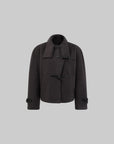 WARDEN EDGE Short Wool Duffle Coat - PINKPARKS
