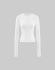 ROVENTE Fitted Long-Sleeve Tee – Minimal Second-Skin Layer