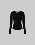 IAMXIAA Square Neck Long Sleeve Base Top