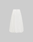 Rase le Sol Sculpted Balloon Midi Skirt - PINKPARKS
