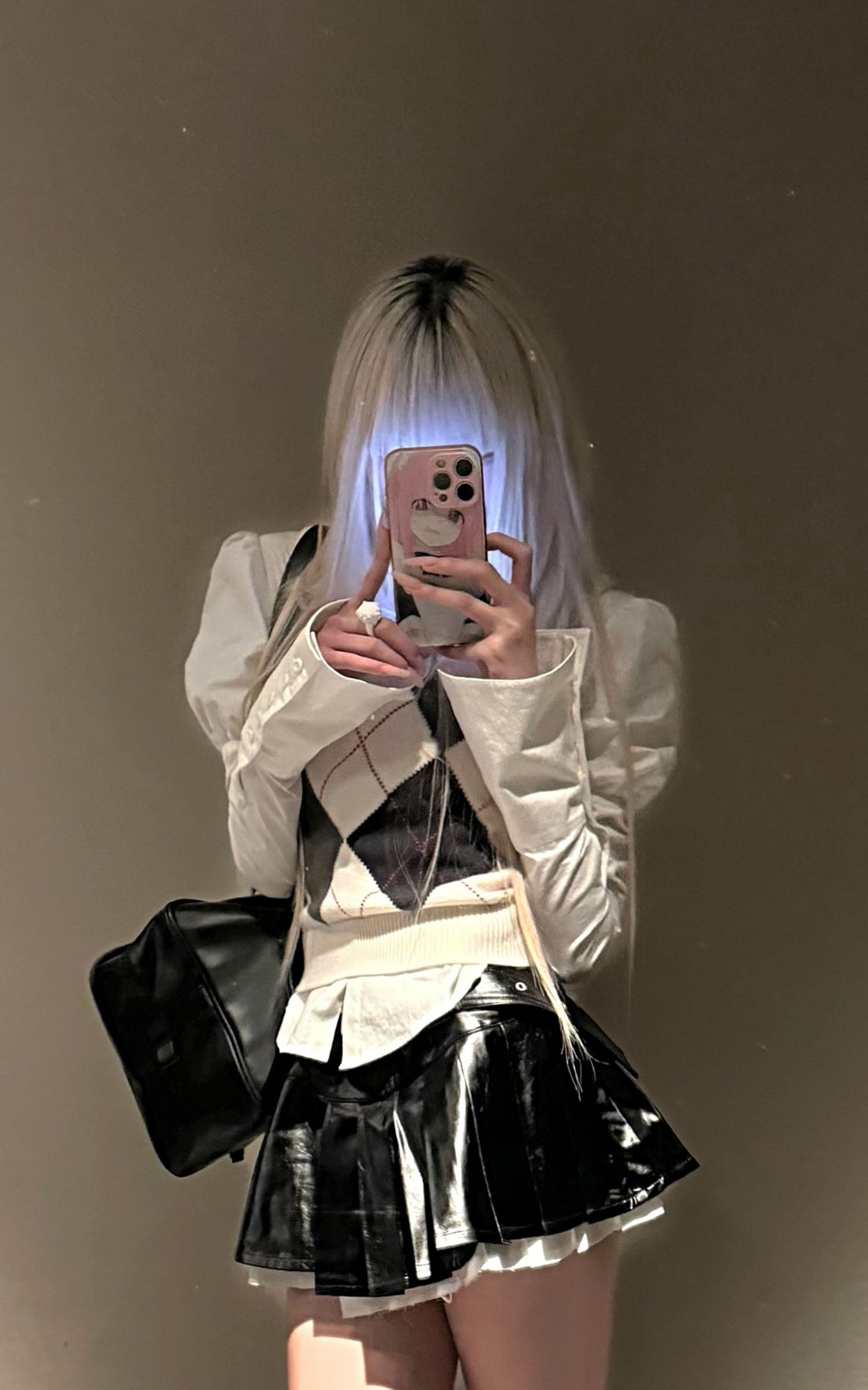 Rase le sol Wool-Blend Argyle Knitted Vest - PINKPARKS