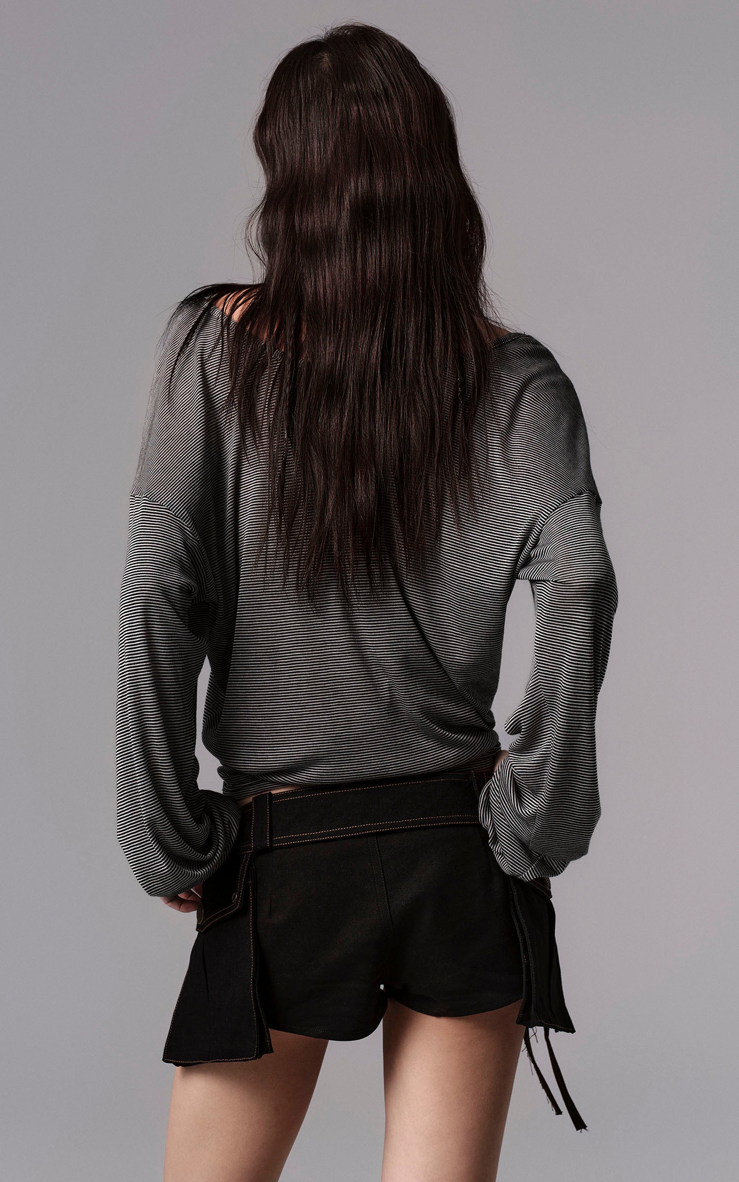 Low pixel ダークユーティリティポケットベルトショーツセット