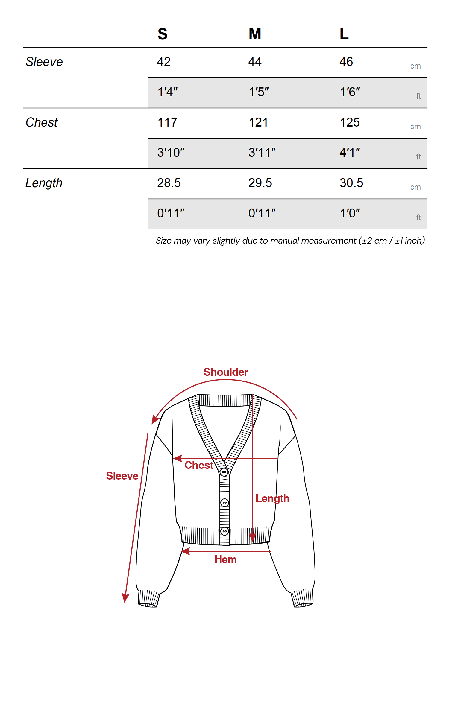 ROVENTE ケーブルニットカーディガン、ベスト、ショートパンツの3点セット
