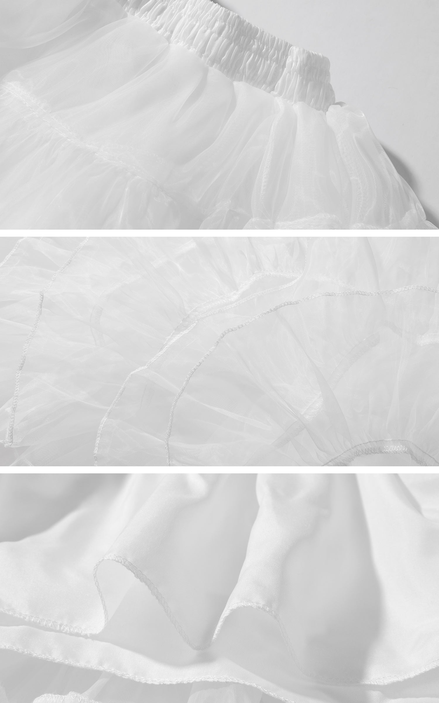 Rase le sol クロス刺繍とレースの裾が特徴のゴシックドレス