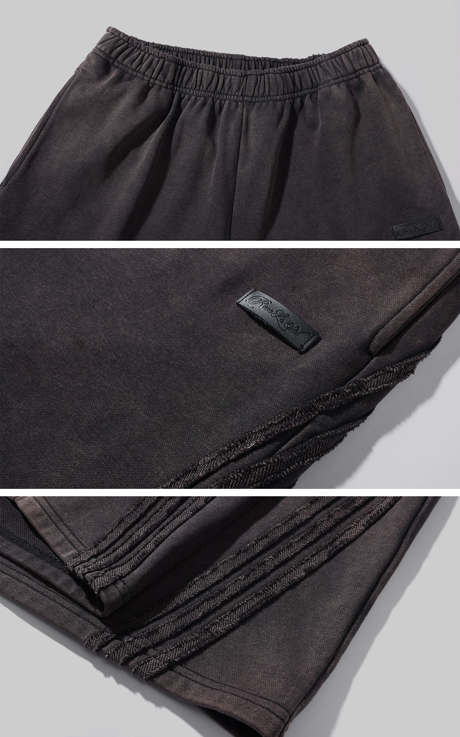 Rase le sol ウォッシュドルーズフィットストレートショーツ