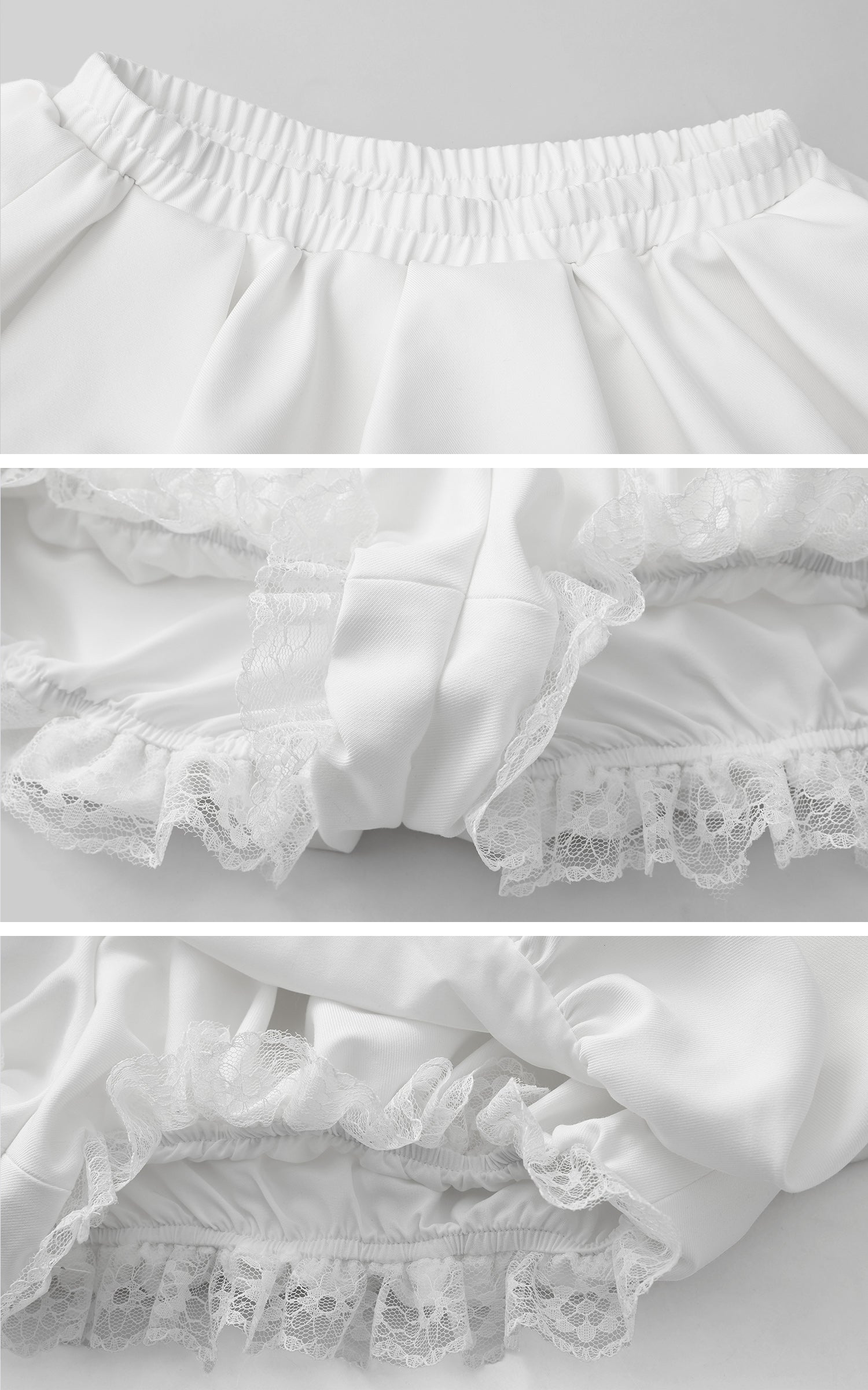 WARDEN EDGE A-Line Peplum Skirt Shorts - PINKPARKS