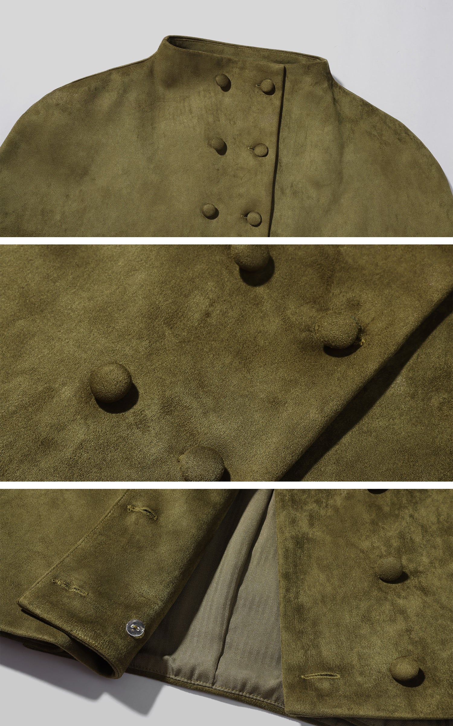 ROVENTE アシンメトリックハイネックケープショール