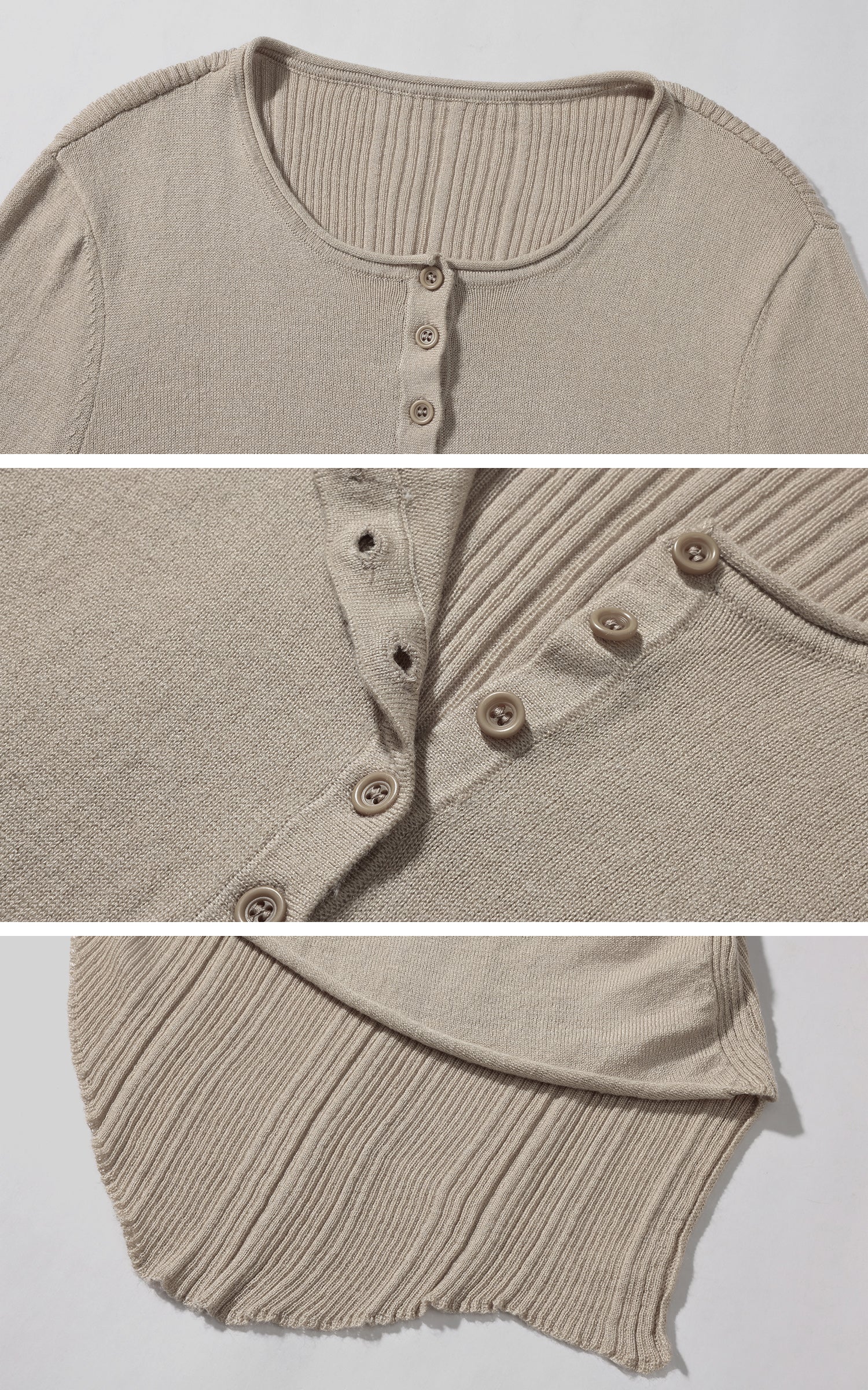 WARDEN EDGE ホワイトフィットアシンメトリックヘムTシャツ