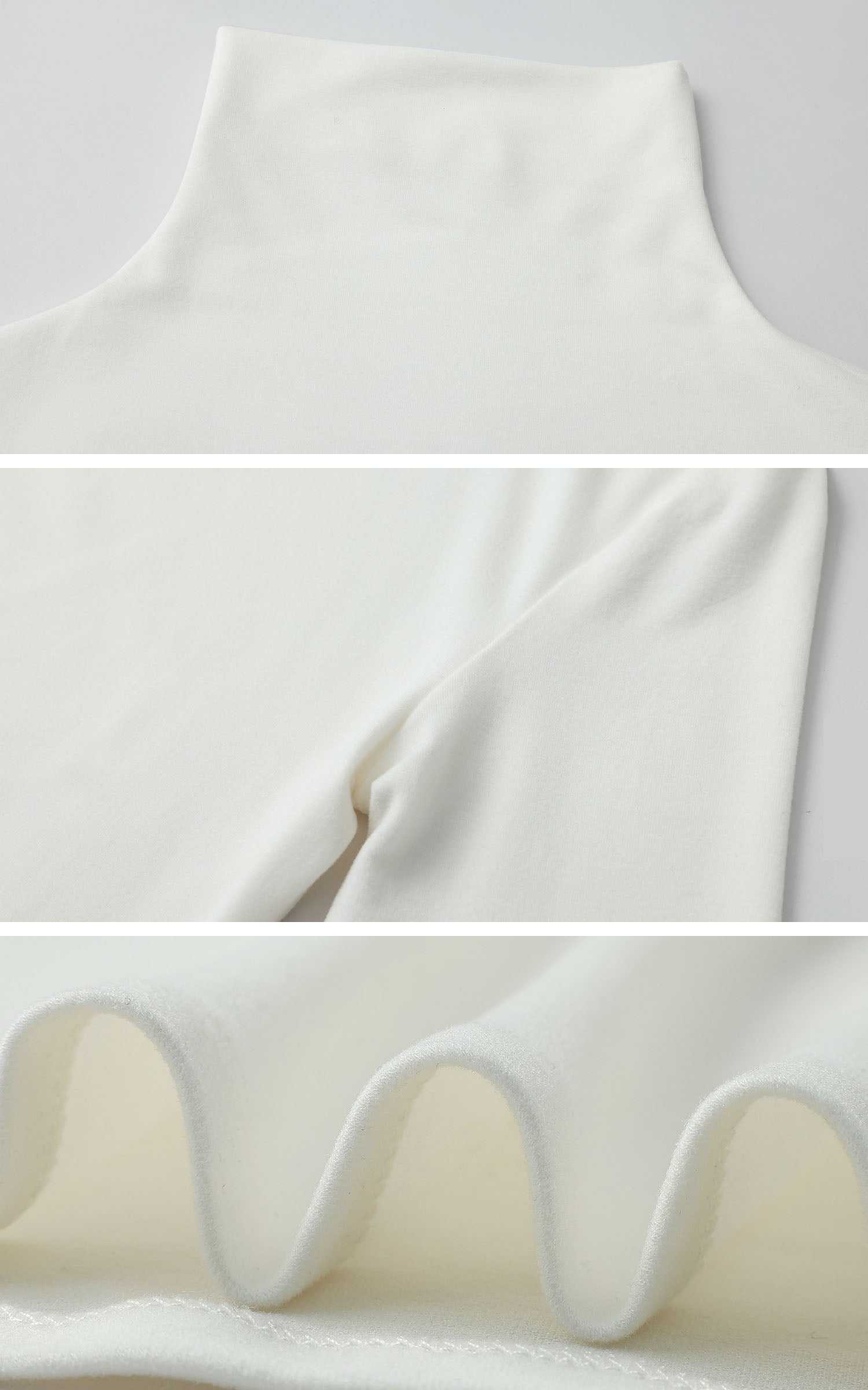 0122stepll フィットしたモックネック半袖トップ