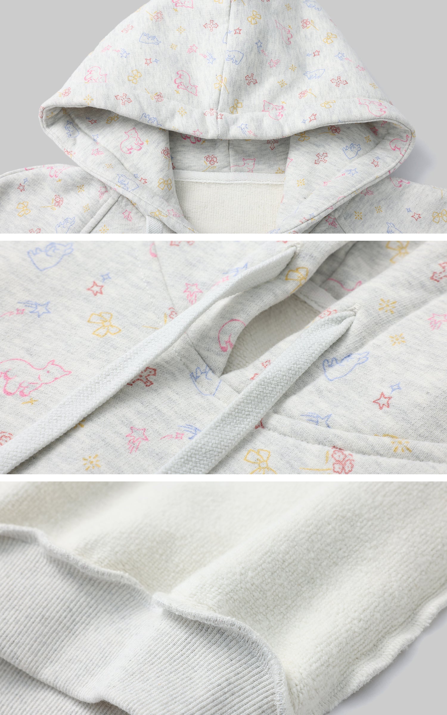 Rase le Sol Hoodie and Wide-Leg Pants Set - PINKPARKS