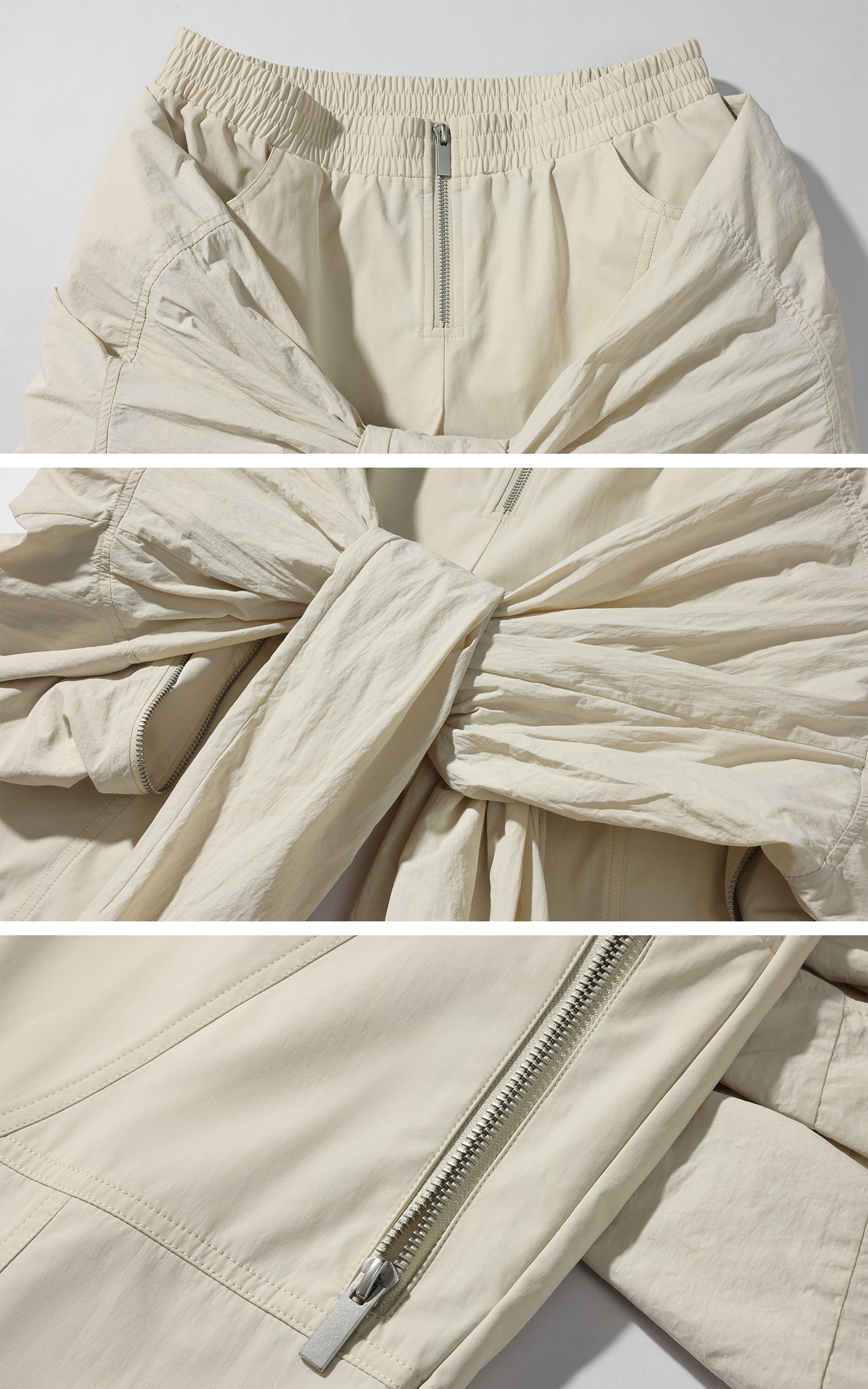 Rase le sol ノットディテール フレアカジュアルパンツ