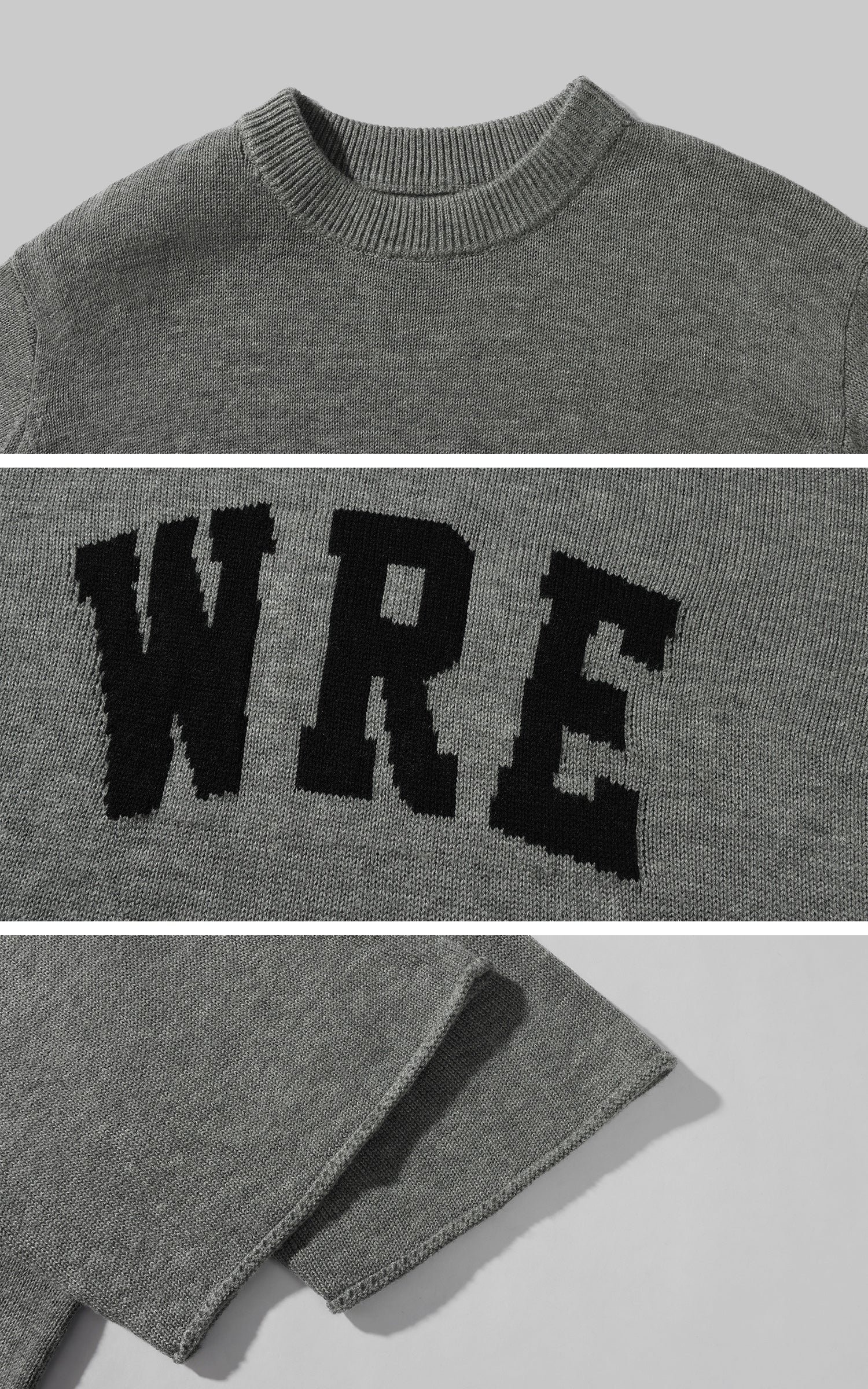 WARDEN EDGE ドロップショルダーのオーバーサイズニットセーター