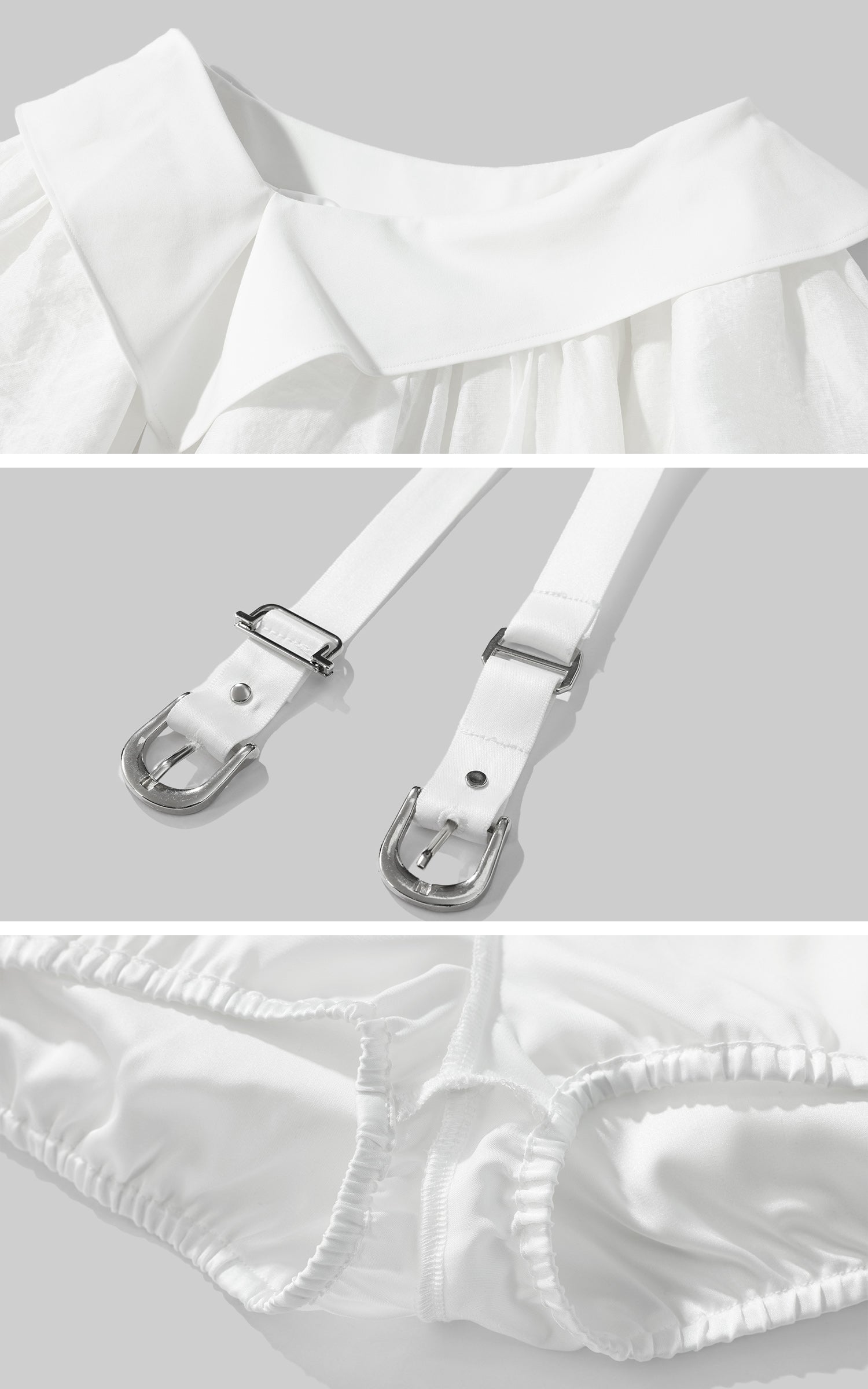 WARDEN EDGE Asymmetric Layered Skirt Set - PINKPARKS