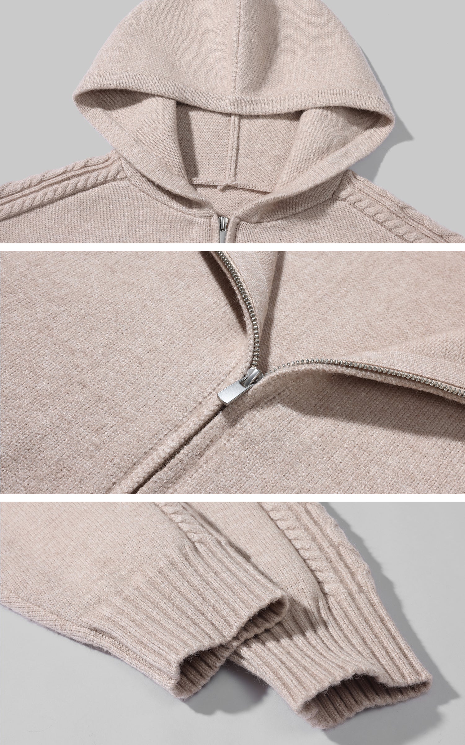 WARDEN EDGE ニットカーディガンタンクとワイドレッグパンツセット