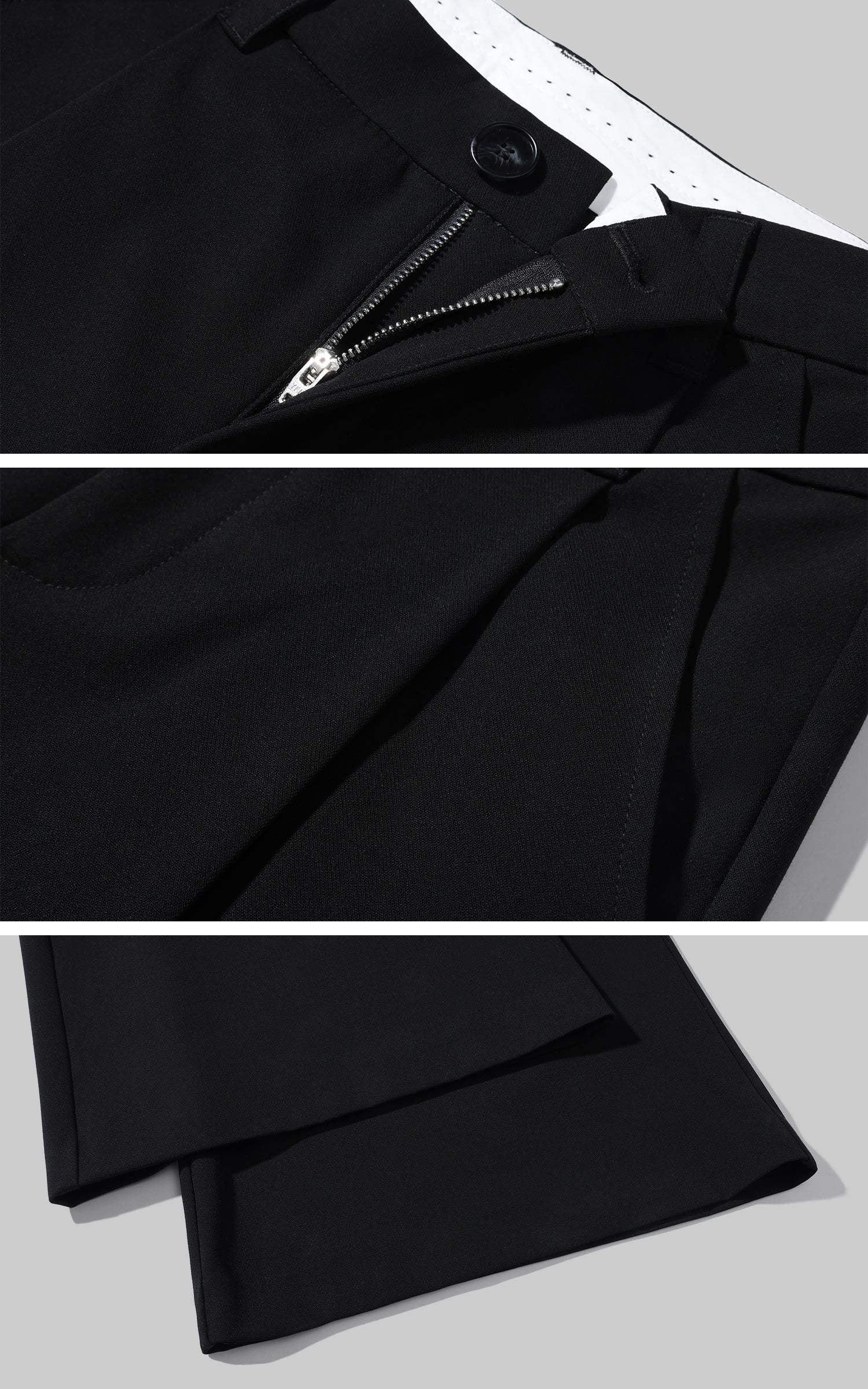 ROVENTE ワイドレッグハイライズトラウザーズ