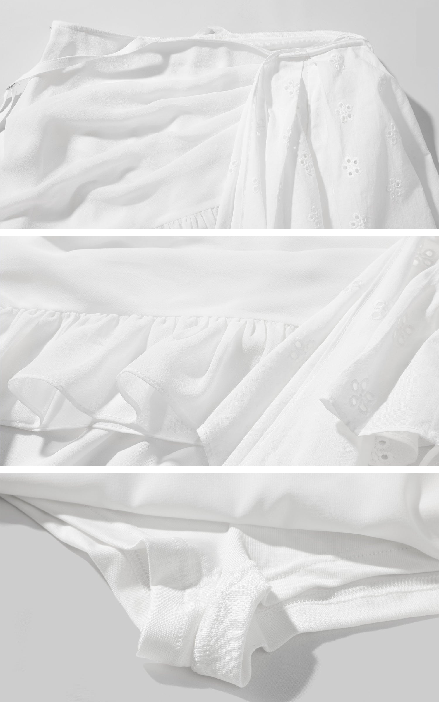 WARDEN EDGE Layered Asymmetric Midi Skirt in Mixed Textures - PINKPARKS