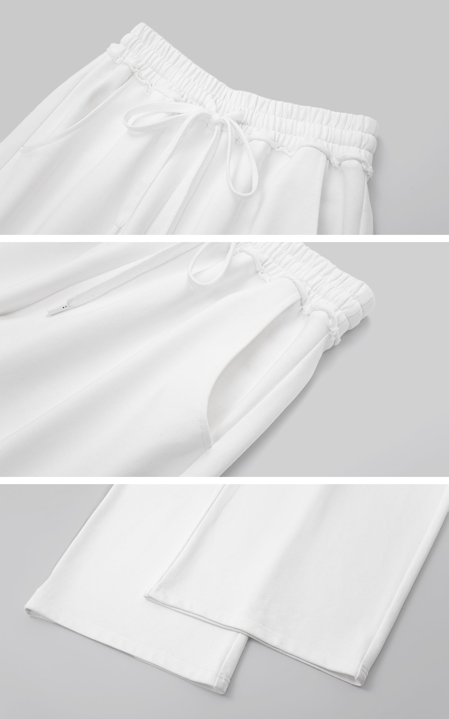 クロップドジップフーディー＆リラックススウェットパンツセット