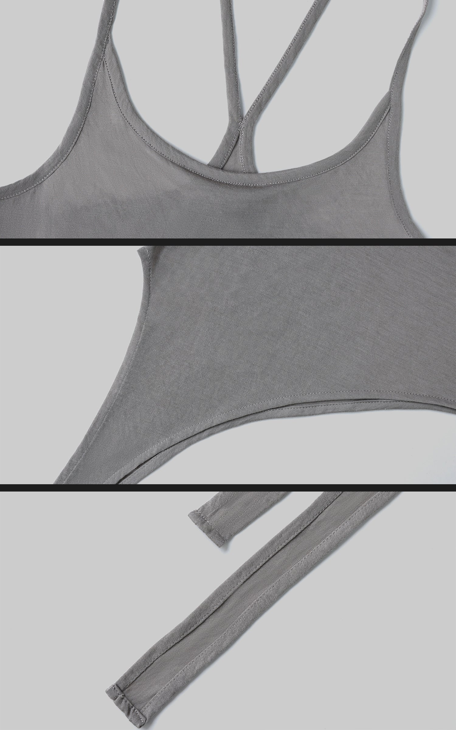 Rase le sol Asymmetrical Hem Sheer Tank Top - PINKPARKS