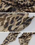 0122stepll Leopard Strapless Draped Top