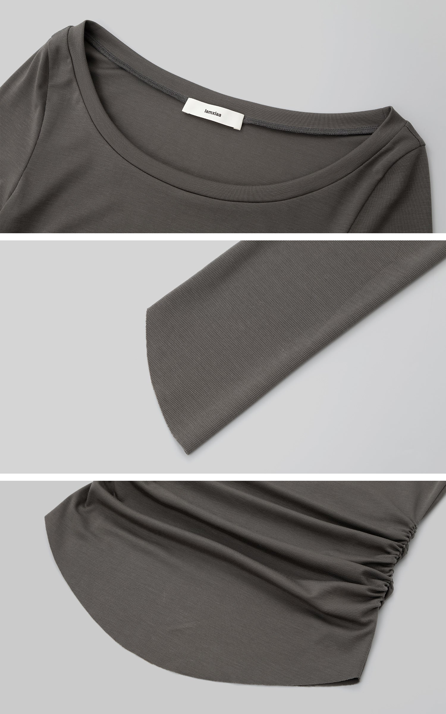 IAMXIAA ニットレイヤードロングスリーブ &amp; キャミソール2点セット