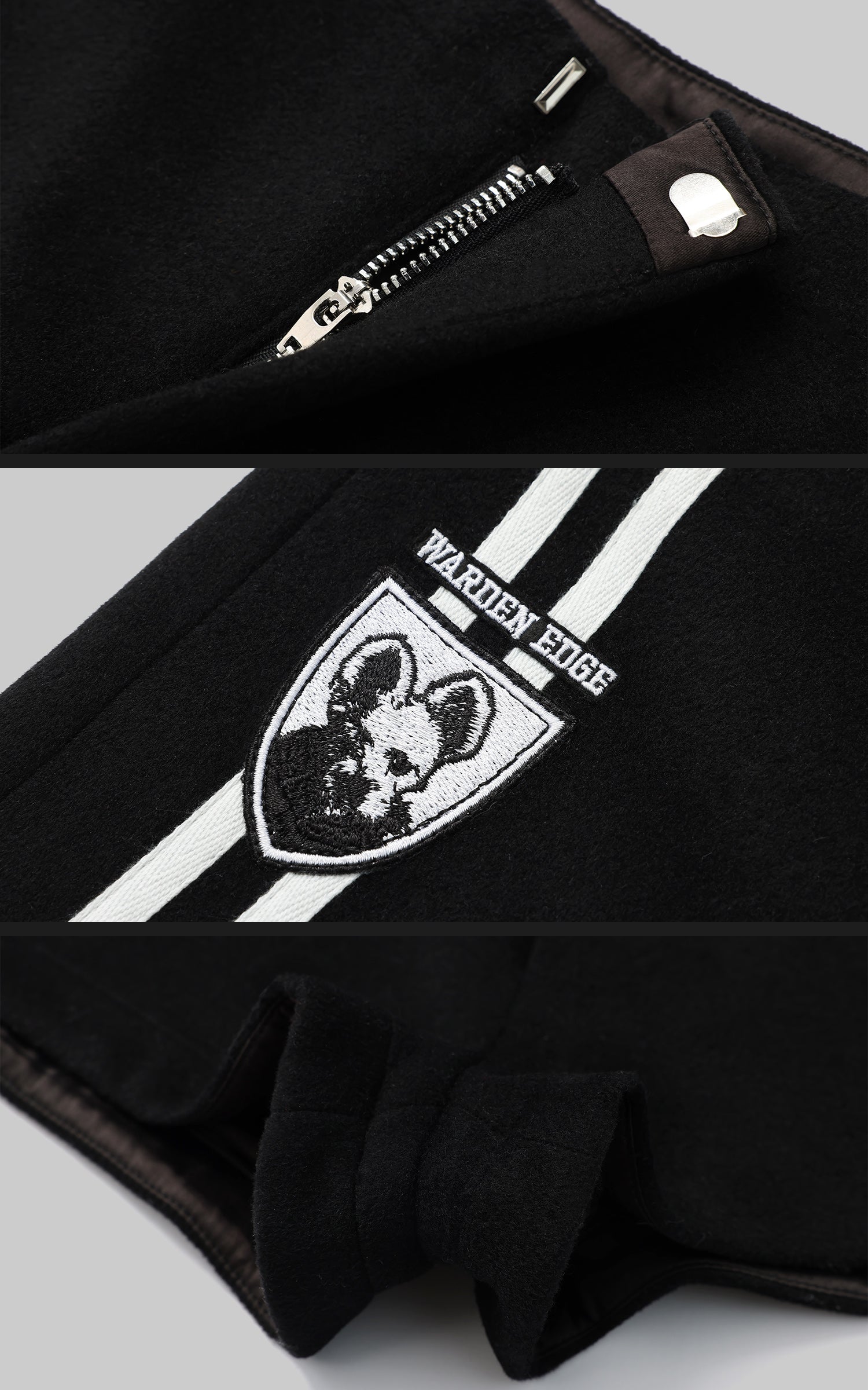 WARDEN EDGE High-Waist Wool Shorts - PINKPARKS