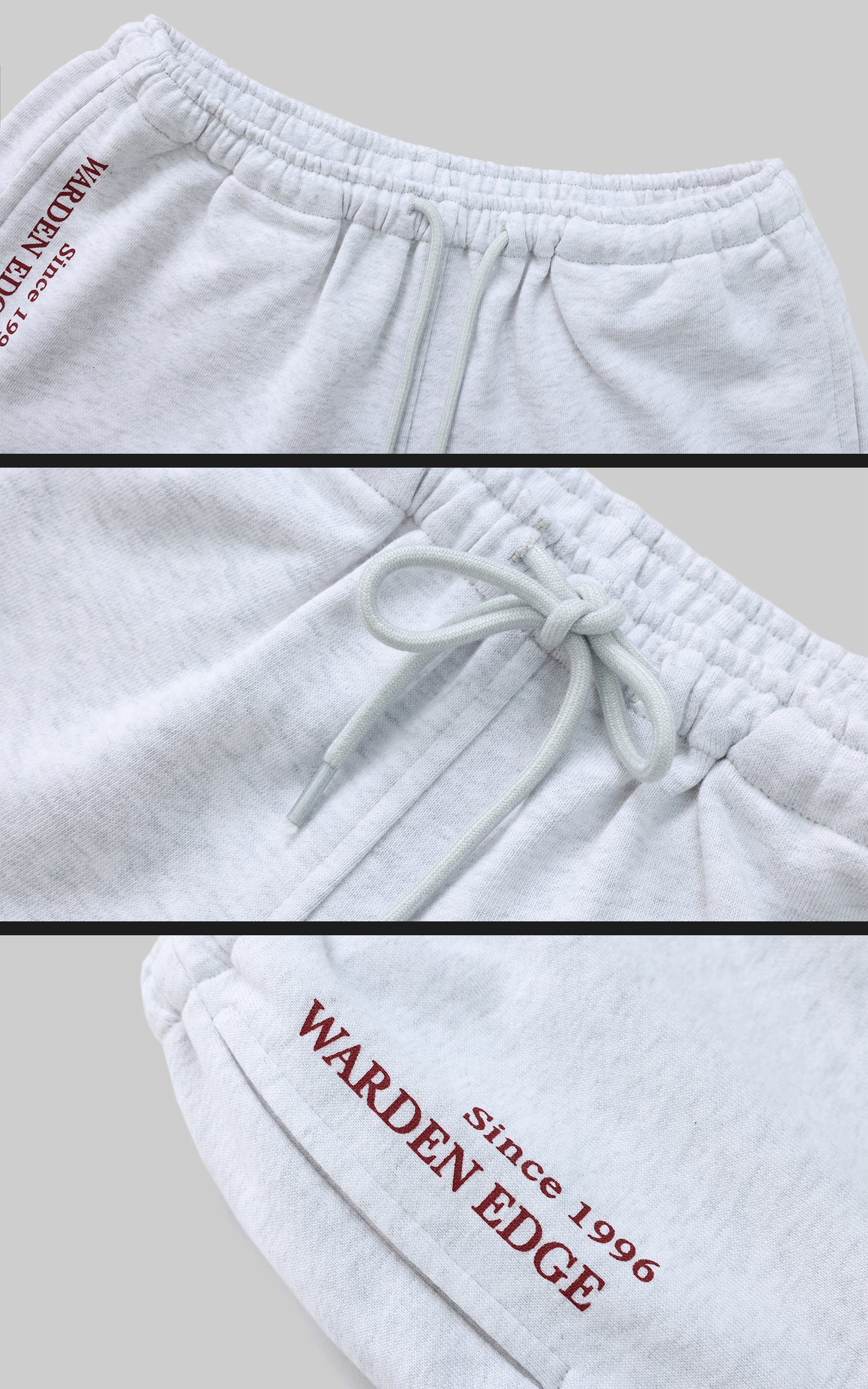 WARDEN EDGE Retro Lettering Print Hoodie + High-Waisted Shorts Set - PINKPARKS