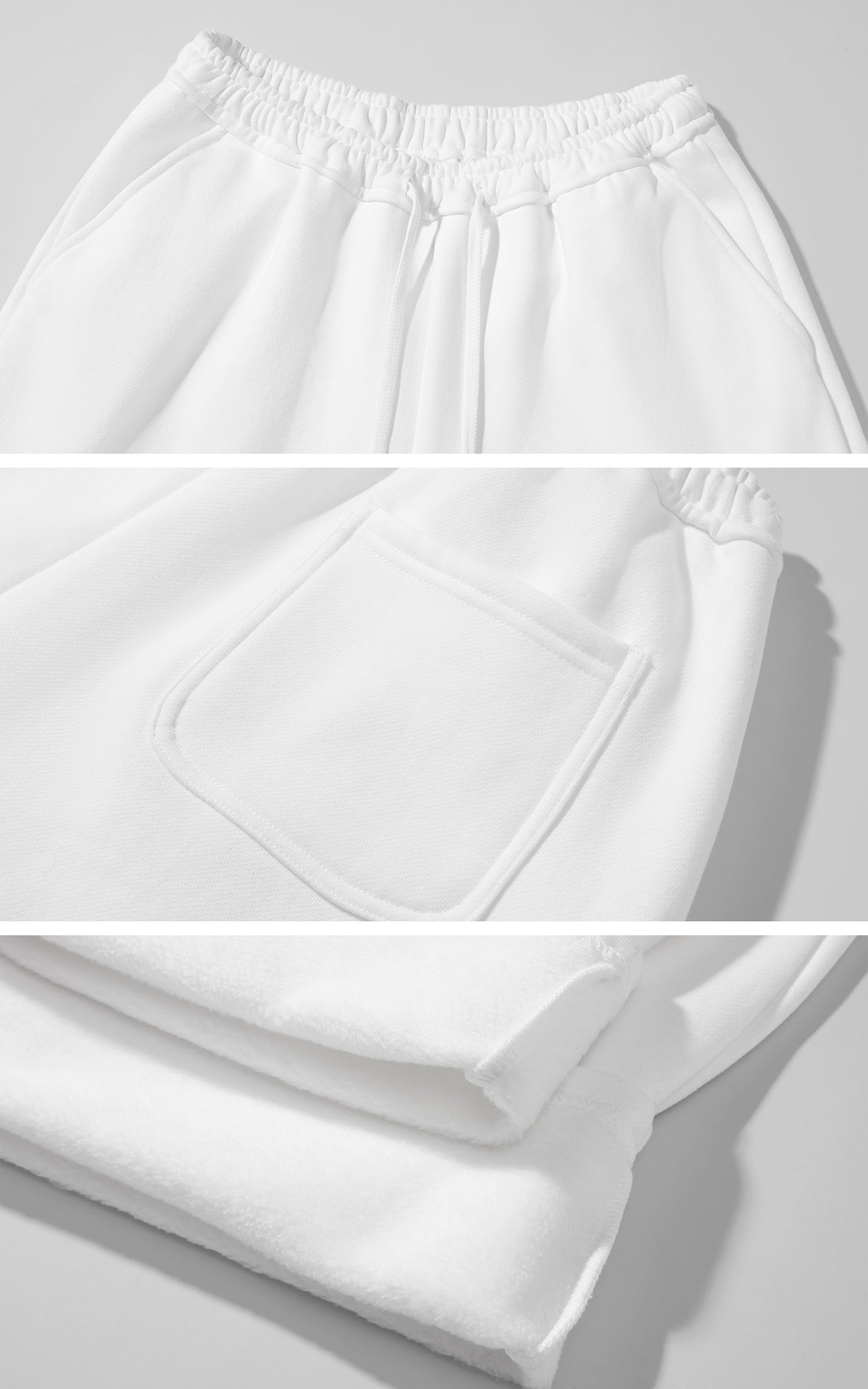 WARDEN EDGE Wide-Leg Fleece Sweatpants