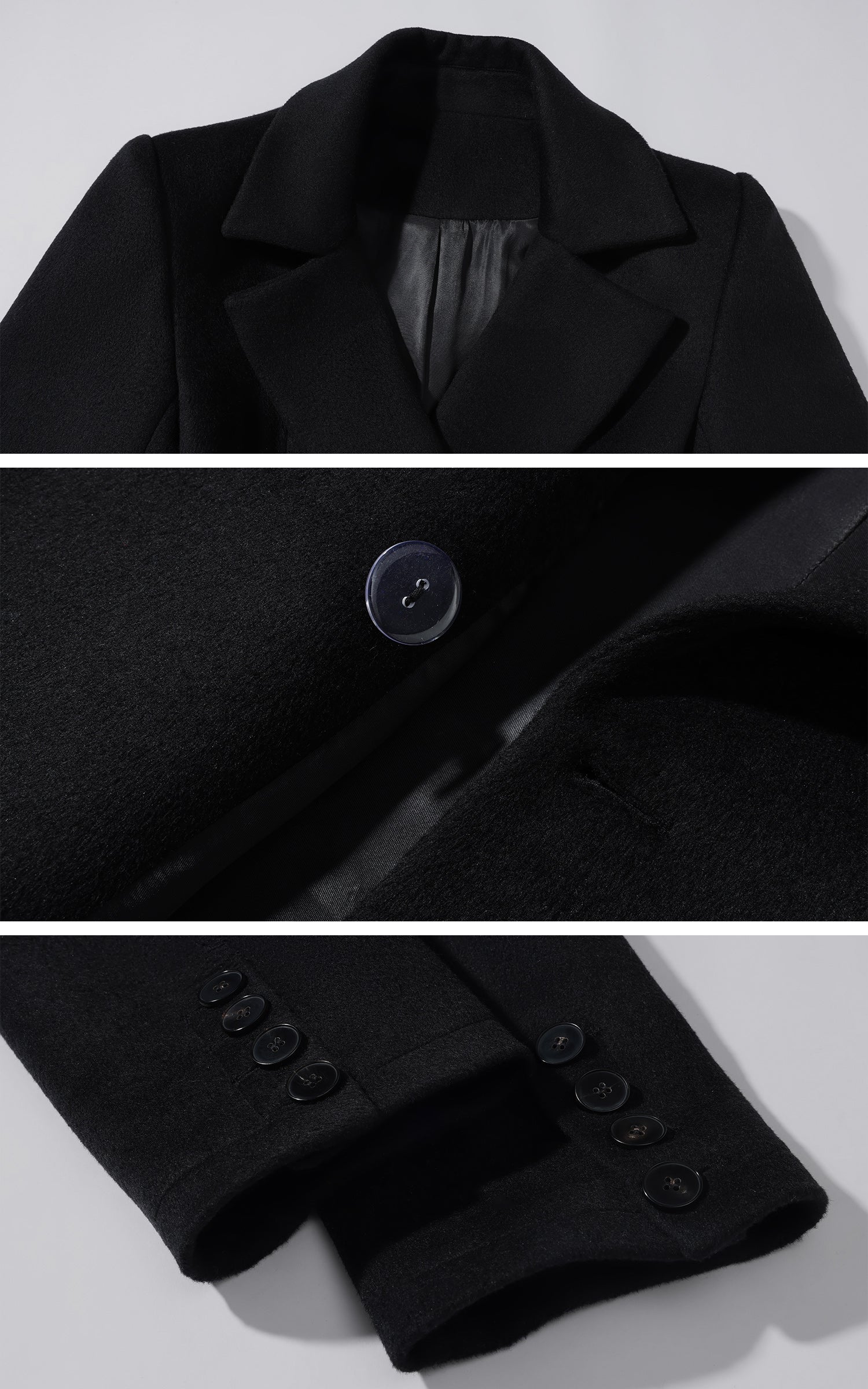 WARDEN EDGE 彫刻的なダブルブレストブレザー