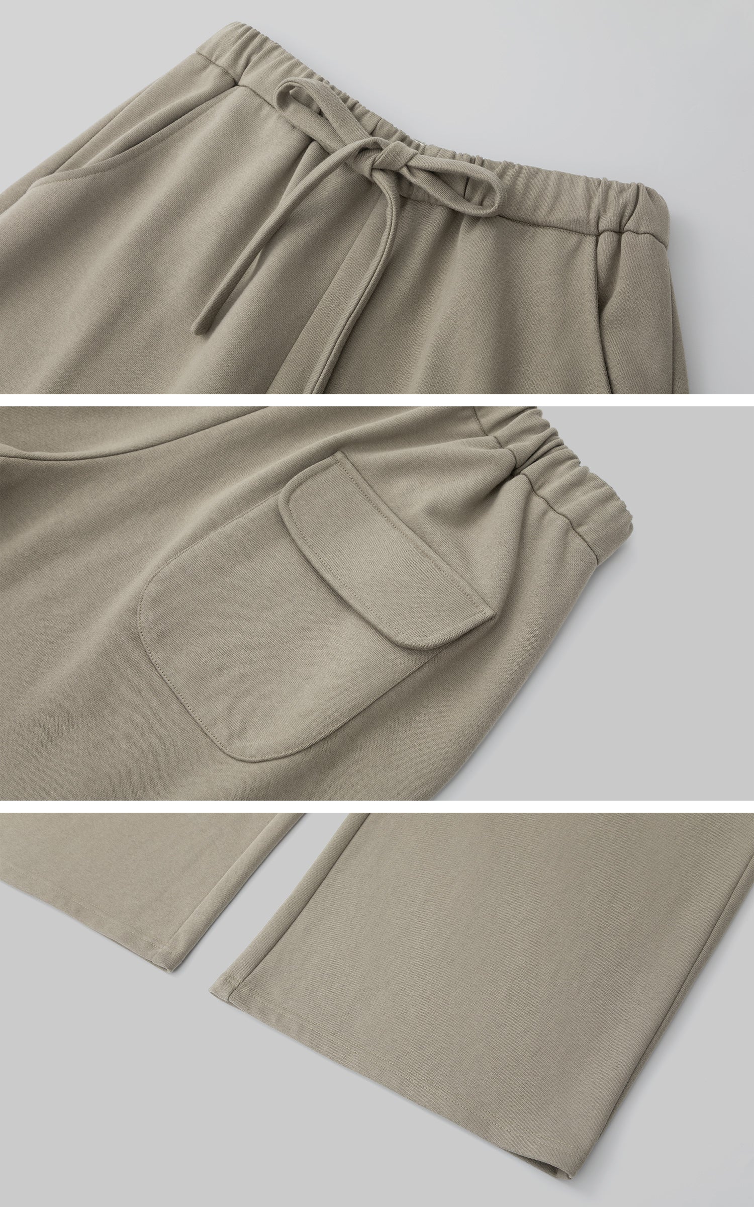 IAMXIAA フェイクファー トリム フーディ ジップ ジャケット &amp; ワイドレッグ スウェットパンツ セット