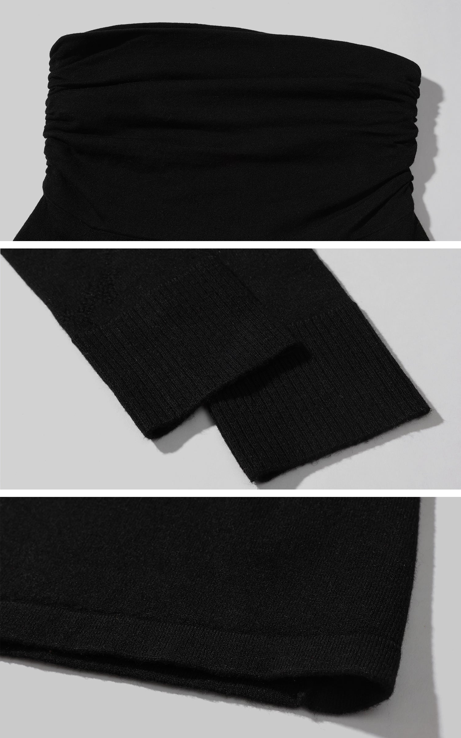 Rase le sol オフショルダー フィットニット イブニングドレス