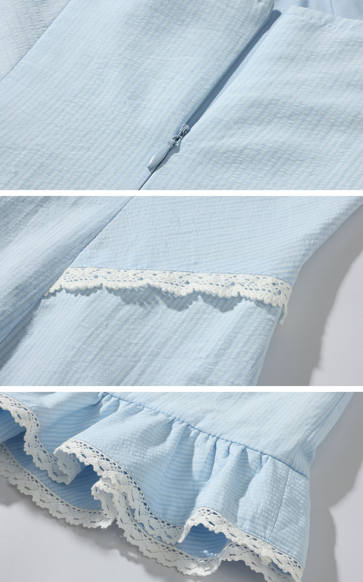 Rase le sol Light Slumber Lace-Trimmed Camisole Dress Set - PINKPARKS