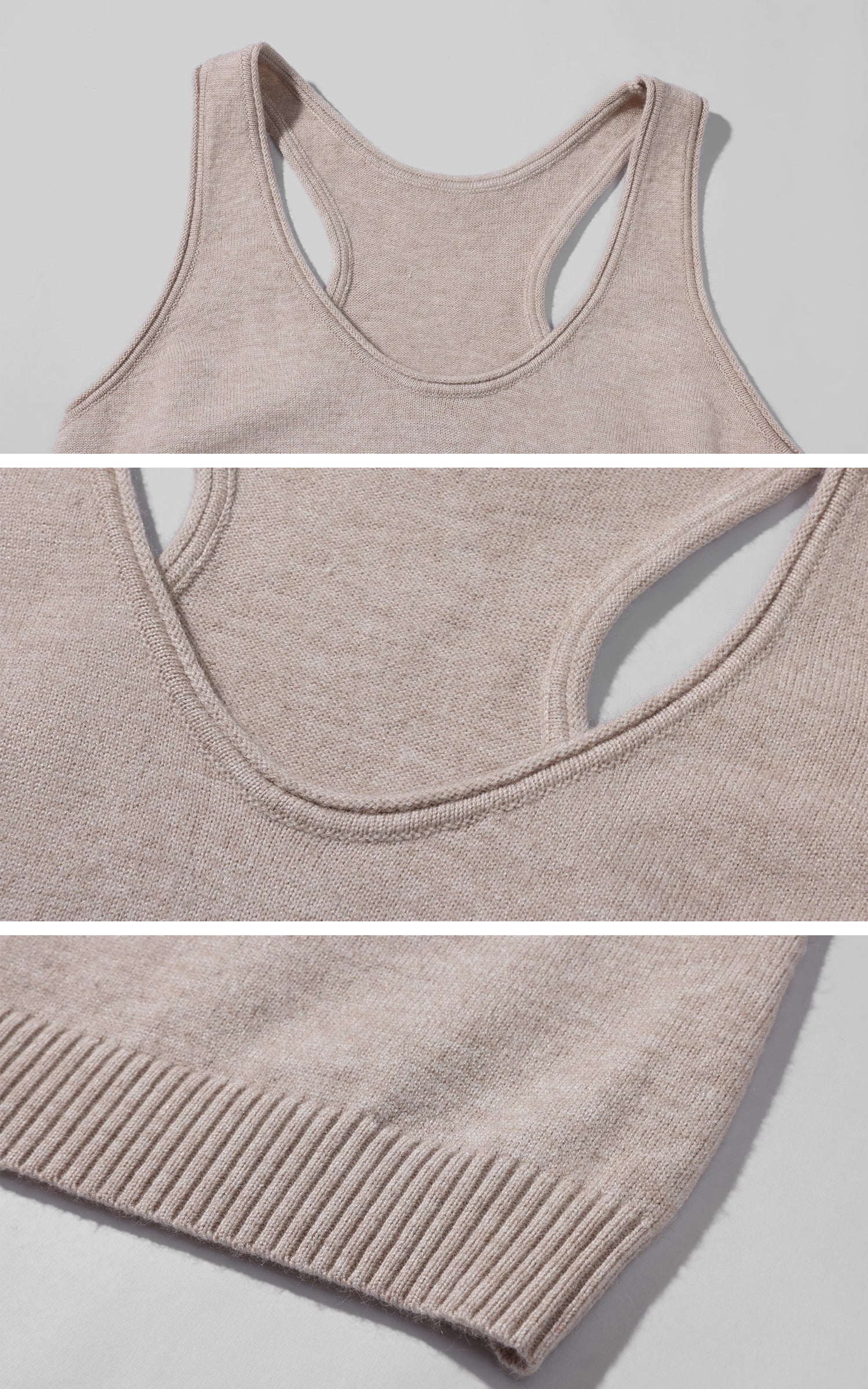 WARDEN EDGE ニットカーディガンタンクとワイドレッグパンツセット